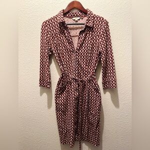 Boden Tara Jersey Shirt Dress
